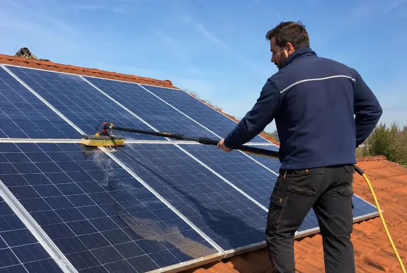 Nettoyage et entretien de panneaux solaires à Geay